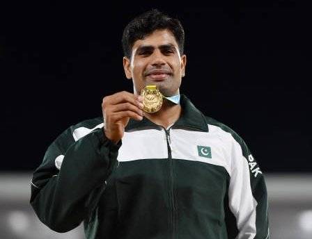 Pakistan's Arshad Nadeem wins gold medal at Islamic Solidarity Games