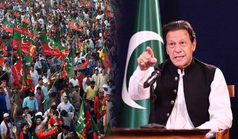 'Imported govt' trying to spread fear throught arrests, Imran tells ‘Haqeeqi Azadi Jalsa’ in Lahore