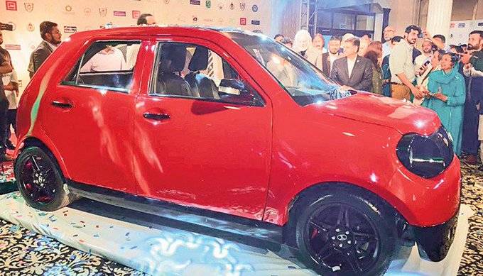 Watch: Pakistan’s first indigenous electric car unveiled on Independence Day