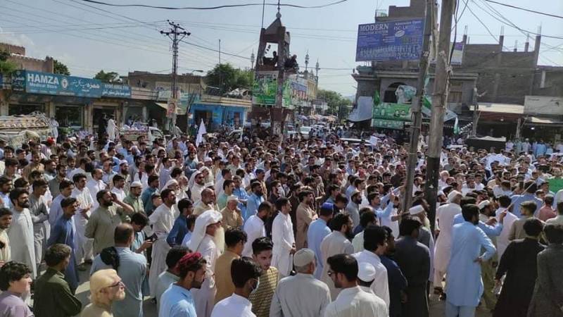 Protesters booked for ‘chanting slogans against security forces’ in Swat