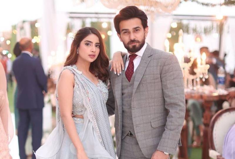 Saboor Aly and Ali Ansari win hearts with new clicks