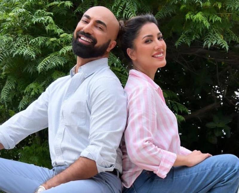 Mehwish Hayat and HSY share BTS clicks from the set of their upcoming telefilm