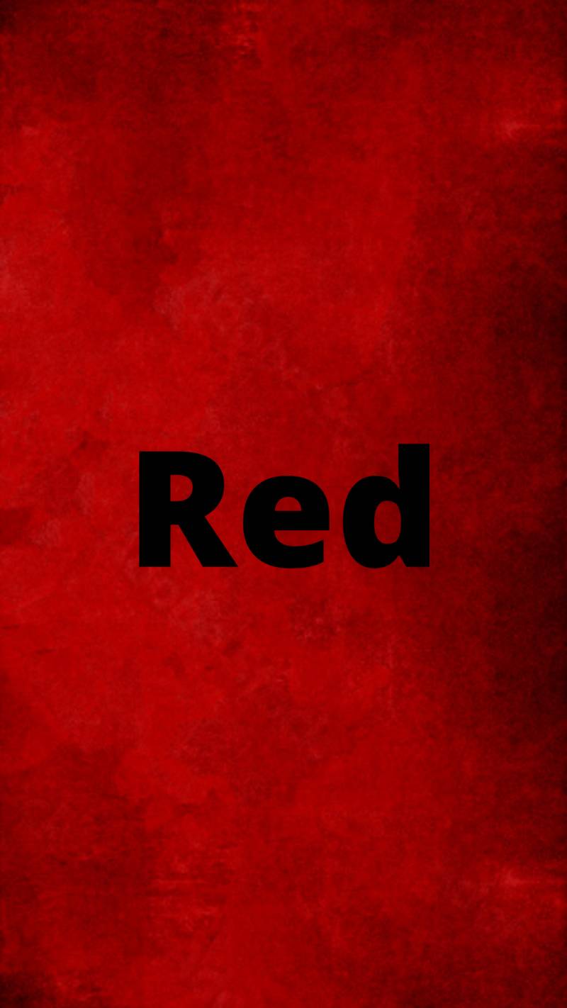 'Red' – A poem in free verse