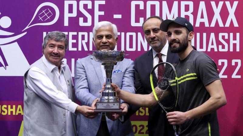 Nasir Iqbal wins PSF Combaxx International Squash Tournament for Men