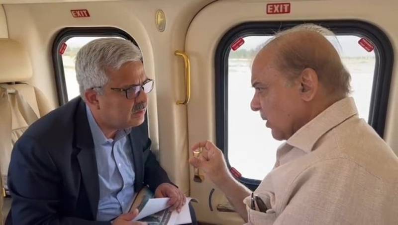 PM Shehbaz arrives in Quetta to review flood relief work 