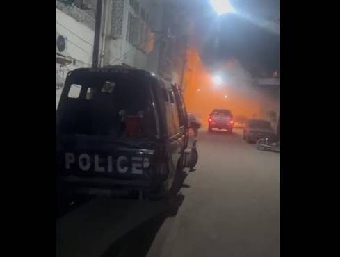 Nine Zero: Fire erupts at MQM’s former headquarters in Karachi