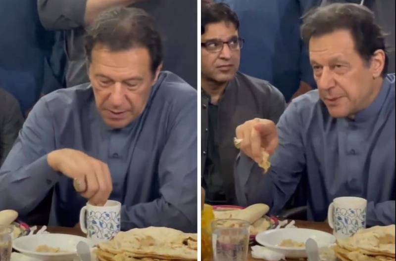 Imran Khan earns praise as his 'roti-chaye' video goes viral