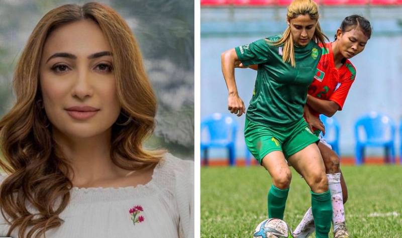 Anoushey Ashraf flays Pakistani reporter who objects to women's team wearing shorts at SAFF