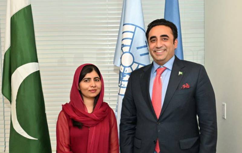 Bilawal, Malala discuss impact of flood disasters on child education 