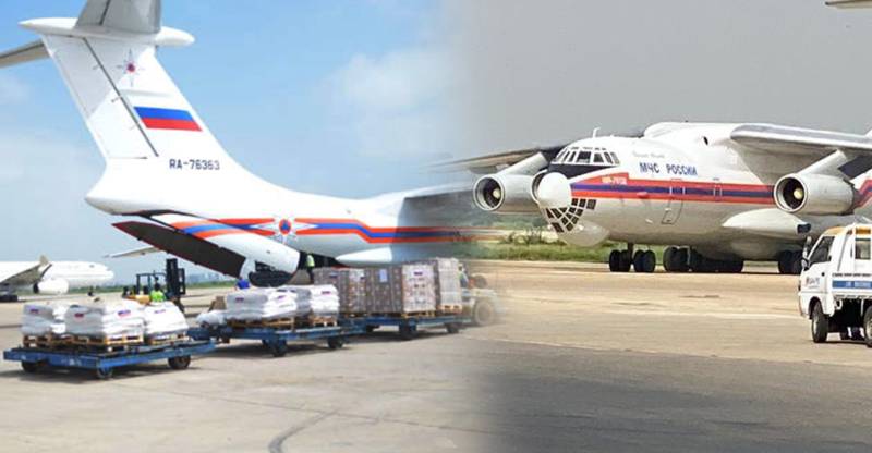 First flight from Russia with flood relief goods lands in Pakistan