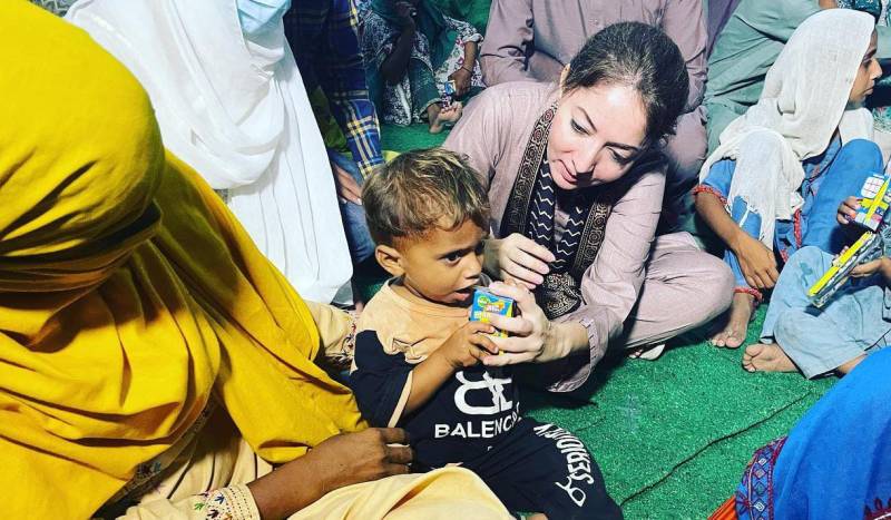 'Angelina Jolie's working with Pakistan's flood victims,' Sharmila reminds Pakistani celebs having fun in Canada