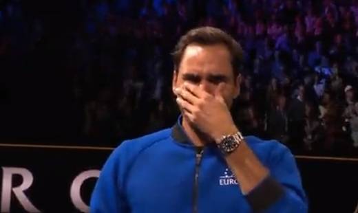 Roger Federer bids tearful farewell to tennis career after Laver Cup loss