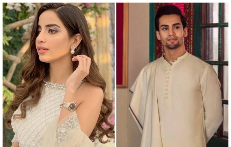 Saboor Aly and Momin Saqib win hearts with latest video