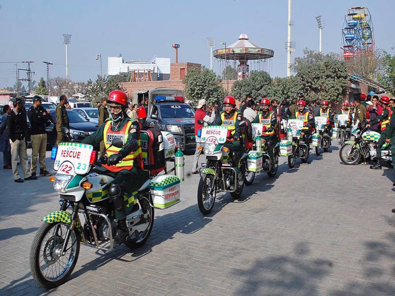 Rescue 1122 bike service expanded across Punjab