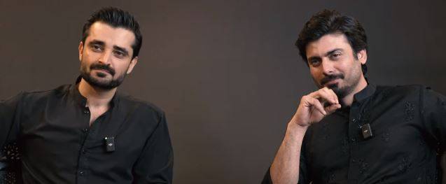 Fawad Khan and Hamza Ali Abbasi exchange banter on live show