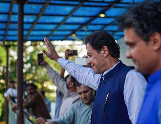 Former PM Imran Khan arrives at Judge Zeba Chaudhry’s court to apologise
