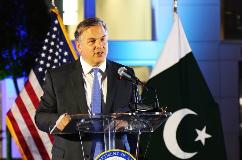US envoy again denies seeking regime change, says he supports independent Pakistan