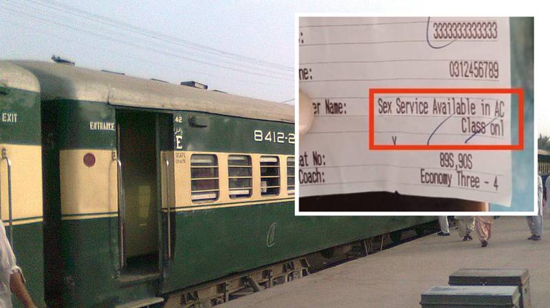 ‘Sex service available in AC class’ as Pakistan Railways' ticketing system hacked