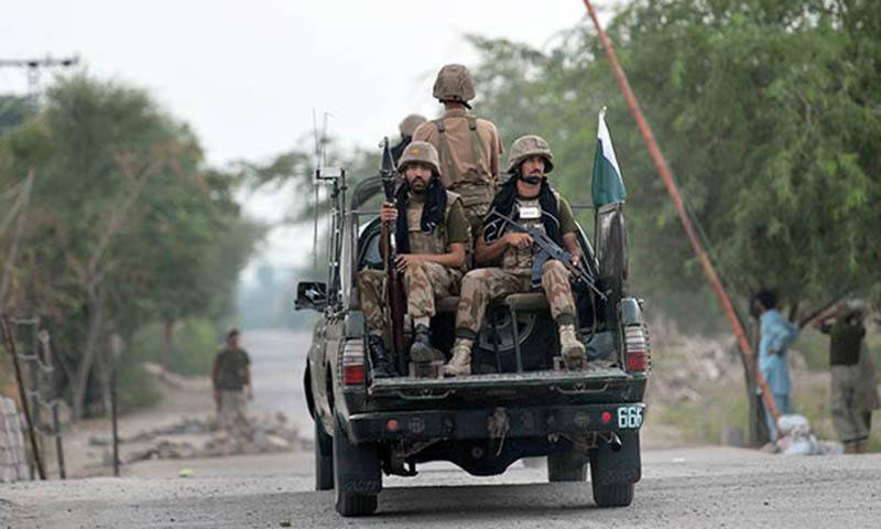 Pakistani forces kill four terrorists in Tank operation