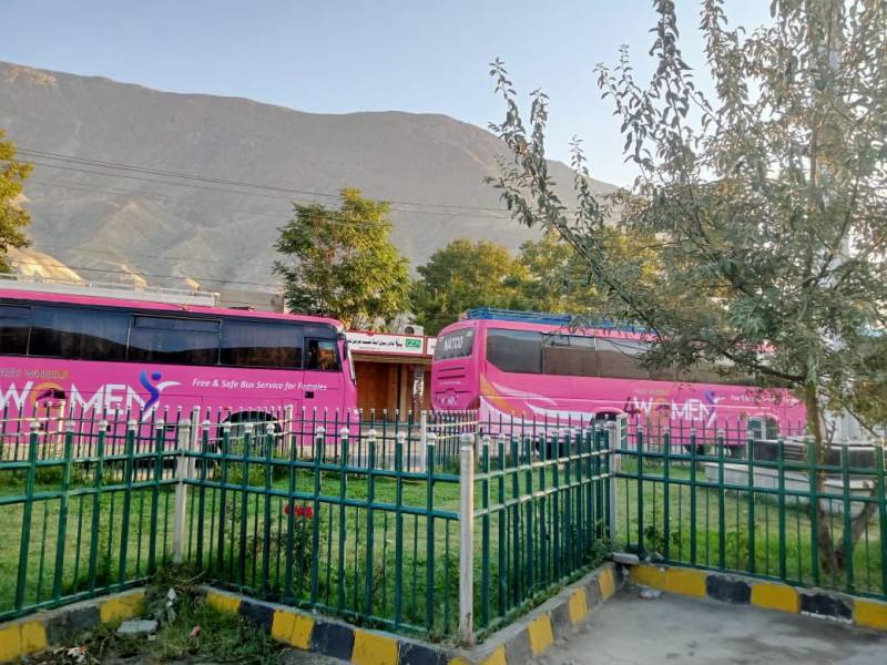 In a first, free bus service launched for women in Pakistan’s Gilgit-Baltistan