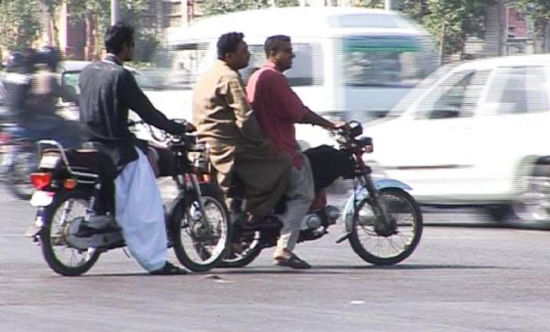 Sindh govt bans pillion riding ahead of Eid Miladun-Nabi, Chup Tazia 