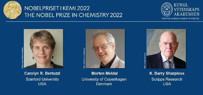 US, Denmark scientists win Nobel Prize in Chemistry 2022