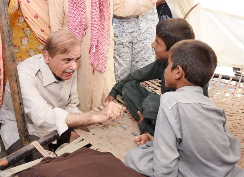 PM Shehbaz laments taking ‘begging bowl’ to rich polluting nations after flood disaster