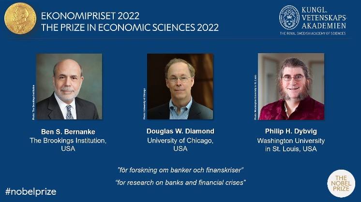 US trio wins 2022 Nobel Prize in economics