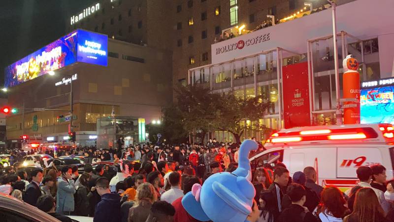 South Korea in national mourning as over 150 people crushed to death during Halloween stampede