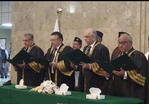 Three newly-appointed SC judges including Justice Athar Minallah take oath