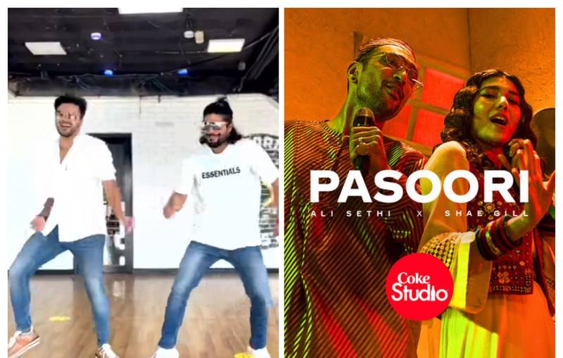 Saim Ali and Anup Bhardwaj's Pasoori dance video goes viral