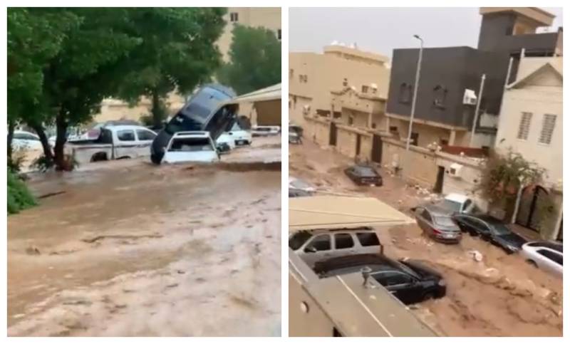 Jeddah flash floods kill two, cut road to Makkah