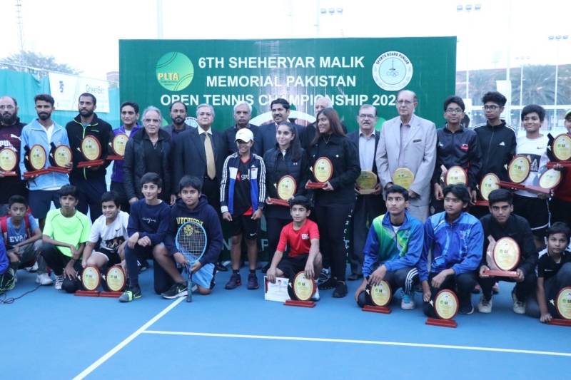6th Sheheryar Malik Memorial Pakistan Open Tennis Championship: Muzammil, Sarah win titles  