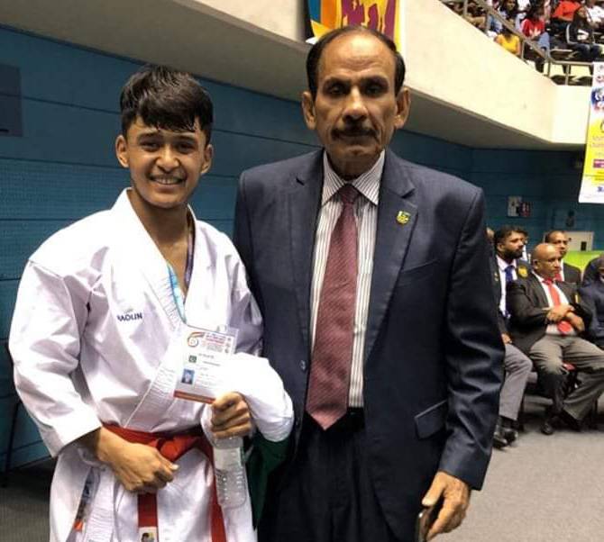 Pakistan athlete beats Indian opponent to win gold at South Asian Karate Championship