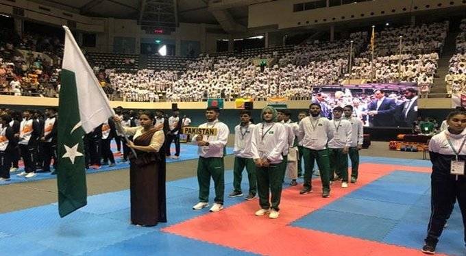 Pakistan win seven gold, 11 silver medals at South Asian Karate Championship