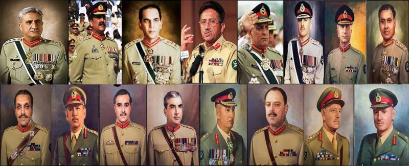 Timeline of Pakistan Army Generals during country’s 75 year-long history