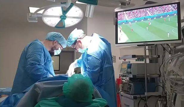 Football fan takes FIFA World Cup craze to operation theatre