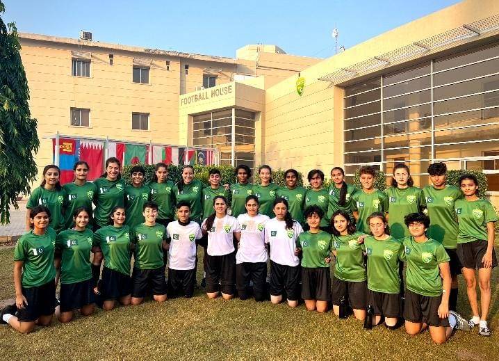 Pakistan Women's football team camp begins in Lahore