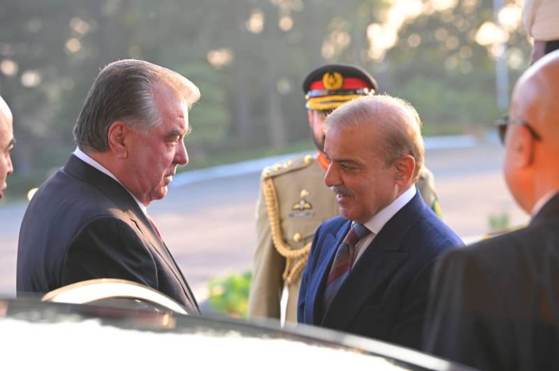 Tajik president meets PM Shehbaz to discuss bilateral ties, regional issues