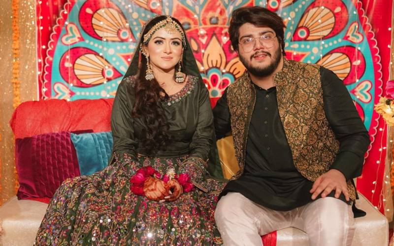 TikToker Sehar and singer Sami share pics, videos of their Nikkah 