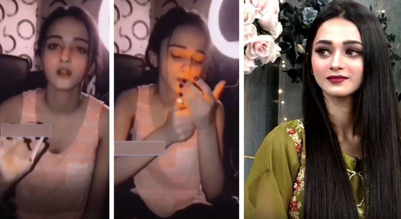 Is this the viral dance girl smoking marijuana?
