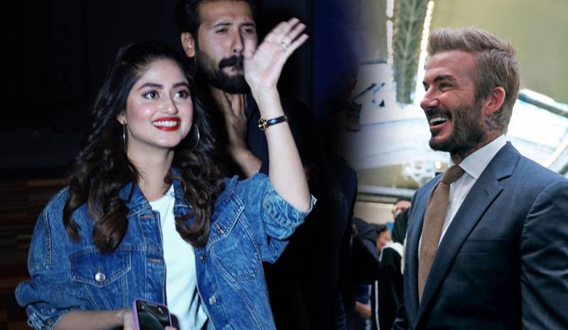 Sajal Aly’s fan-girl moment with David Beckam goes viral