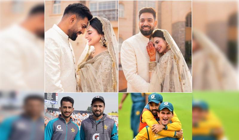 Here’s how Pakistani cricketers wished Haris Rauf-Muzna Malik on their wedding
