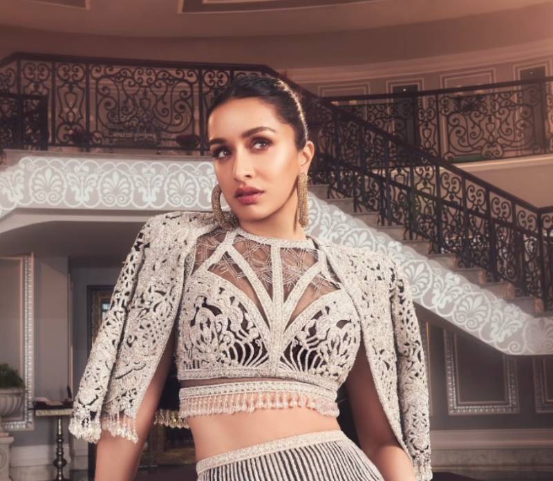 Shraddha Kapoor redefines elegance in a Faraz Manaan silver outfit