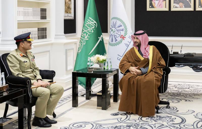 Pakistan Army Chief Gen Asim Munir in Saudi Arabia on official visit