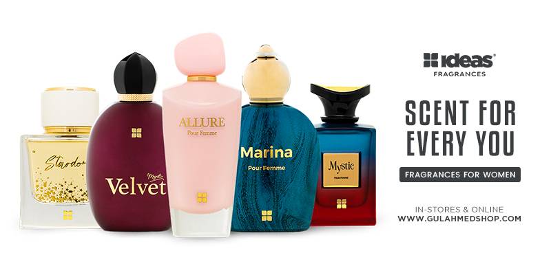 Find your perfect scent with Ideas by Gul Ahmed!