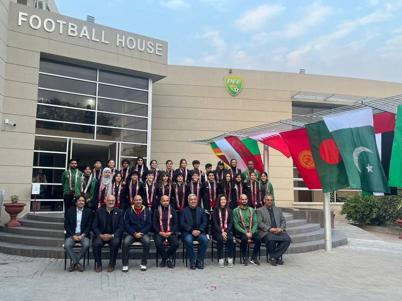 Pakistan women football team return home after a splendid show in Saudi Arabia