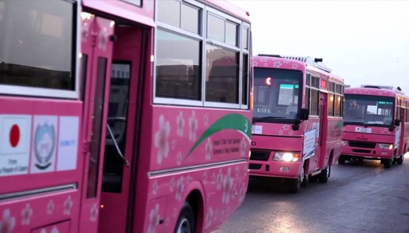 First ever women-only pink buses to be introduced in Karachi