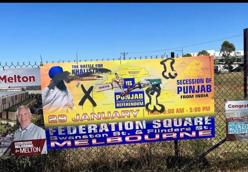 Pro-Khalistan Sikhs spar with BJP-RSS Backed Hindu supremacists in Australia