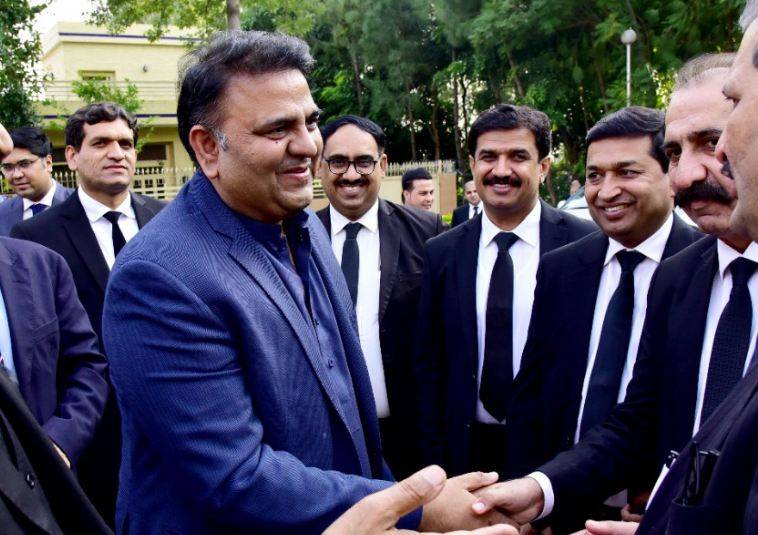 ‘Daring’ Fawad Chaudhry again fires salvo at ECP in open show of defiance